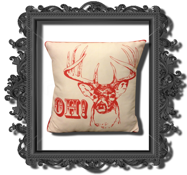 Stoln Clothing Pillows Oh Deer Cushion