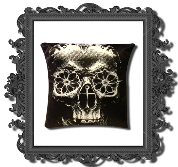 Stoln Clothing Pillows Skull Cushion